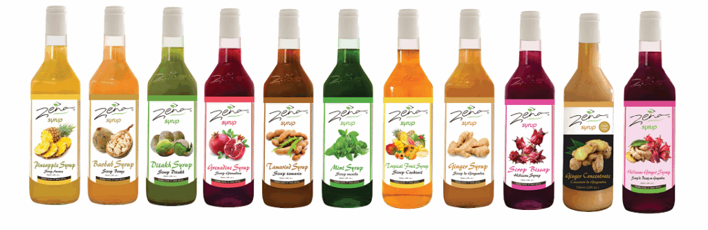 Gamme sirops ZENA